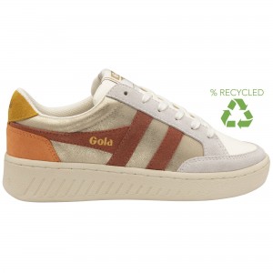 Basket Gola Classics Blaze Femme Doré | 3025-BXEHJ