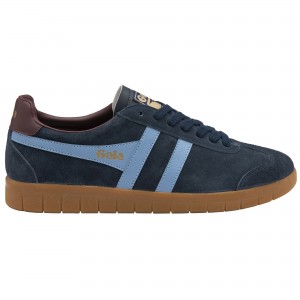 Basket Gola Classics Daim Homme Bleu Marine | 4350-PGHLT