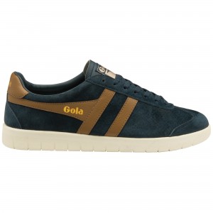 Basket Gola Classics Daim Homme Bleu Marine | 2150-WTHPL