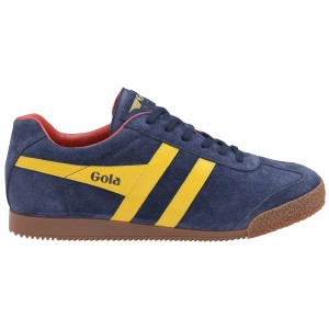 Basket Gola Classics Daim Homme Bleu Marine | 0874-VOPUW