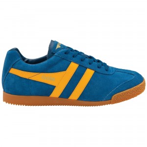 Basket Gola Classics Daim Homme Bleu | 6901-NWXED