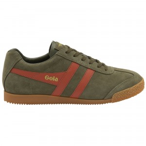 Basket Gola Classics Daim Homme Vert | 6301-GNUVB