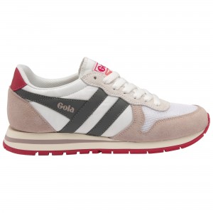 Basket Gola Classics Femme Blanche | 5720-JCQMP