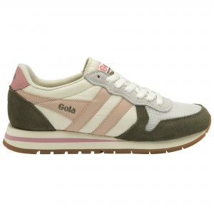 Basket Gola Classics Femme Blanche | 7204-WHBIE