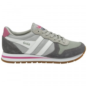 Basket Gola Classics Femme Grise Clair | 5213-FVJEC