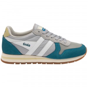 Basket Gola Classics Femme Grise Clair | 0824-OGBAQ