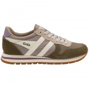 Basket Gola Classics Femme Grise | 4108-VCKLG