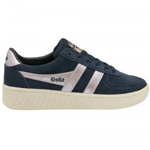 Basket Gola Classics Flame Femme Bleu Marine | 6150-NQPJD