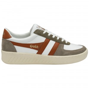 Basket Gola Classics Quadrant Homme Blanche | 3297-WHZKO