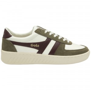 Basket Gola Classics Quadrant Homme Blanche | 4369-WLMJV