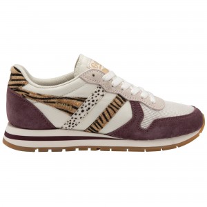 Basket Gola Classics Safari Femme Blanche | 2340-RMECJ