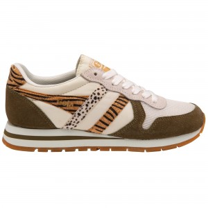 Basket Gola Classics Safari Femme Blanche | 2450-QMTYB