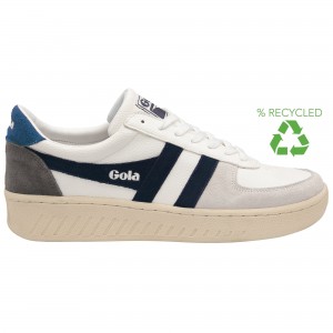 Basket Gola Classics Trident Homme Blanche | 7951-MGBRJ