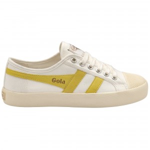 Basket Gola Vegan Classics Femme Blanche | 4583-SNWZO