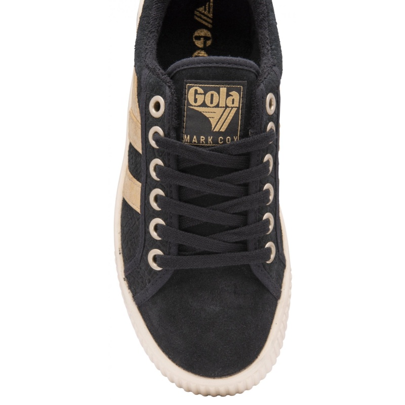 Basket Gola Classics Baseline Mirror Femme Noir | 3246-SLQYA