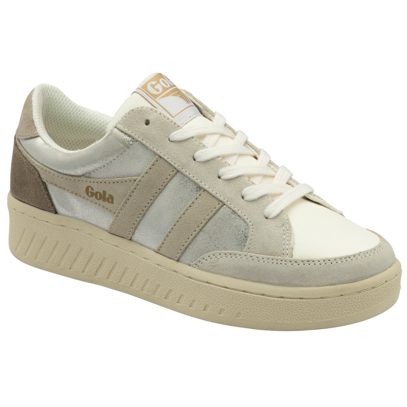 Basket Gola Classics Blaze Femme Argent | 2931-THSAB