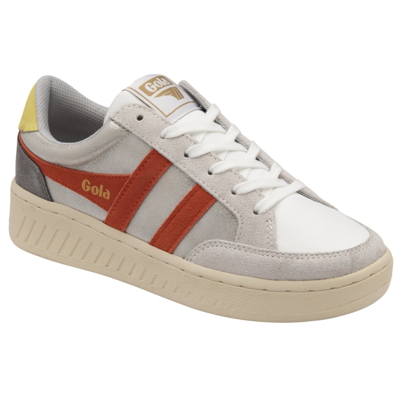 Basket Gola Classics Blaze Femme Argent | 9680-JFTOD