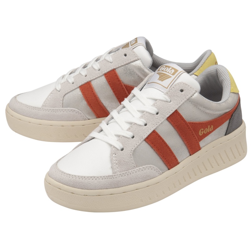 Basket Gola Classics Blaze Femme Argent | 9680-JFTOD