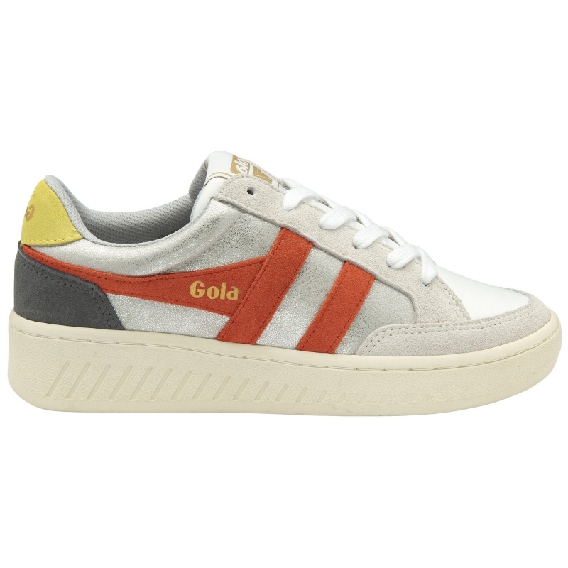 Basket Gola Classics Blaze Femme Argent | 9680-JFTOD