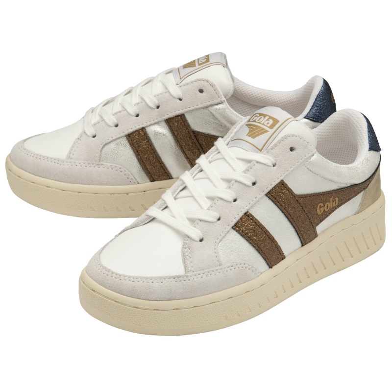 Basket Gola Classics Blaze Femme Blanche | 0947-BINDJ