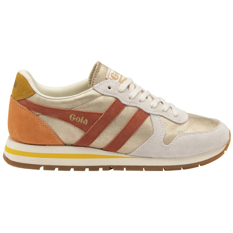 Basket Gola Classics Blaze Femme Doré | 5387-WJOLC