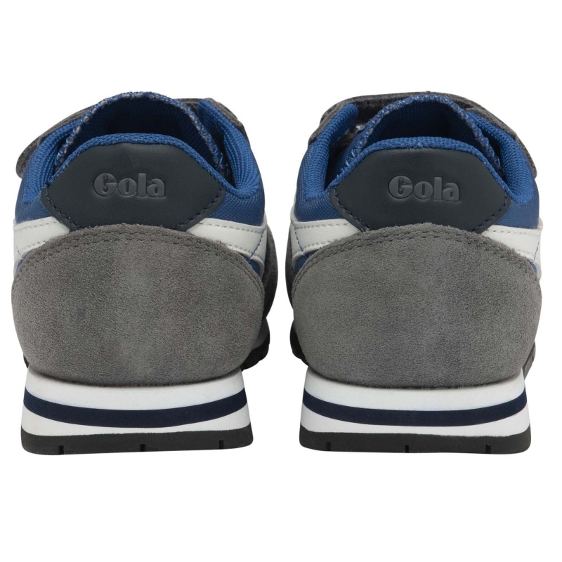 Basket Gola Classics Brides Enfant Bleu | 5862-RQSBA