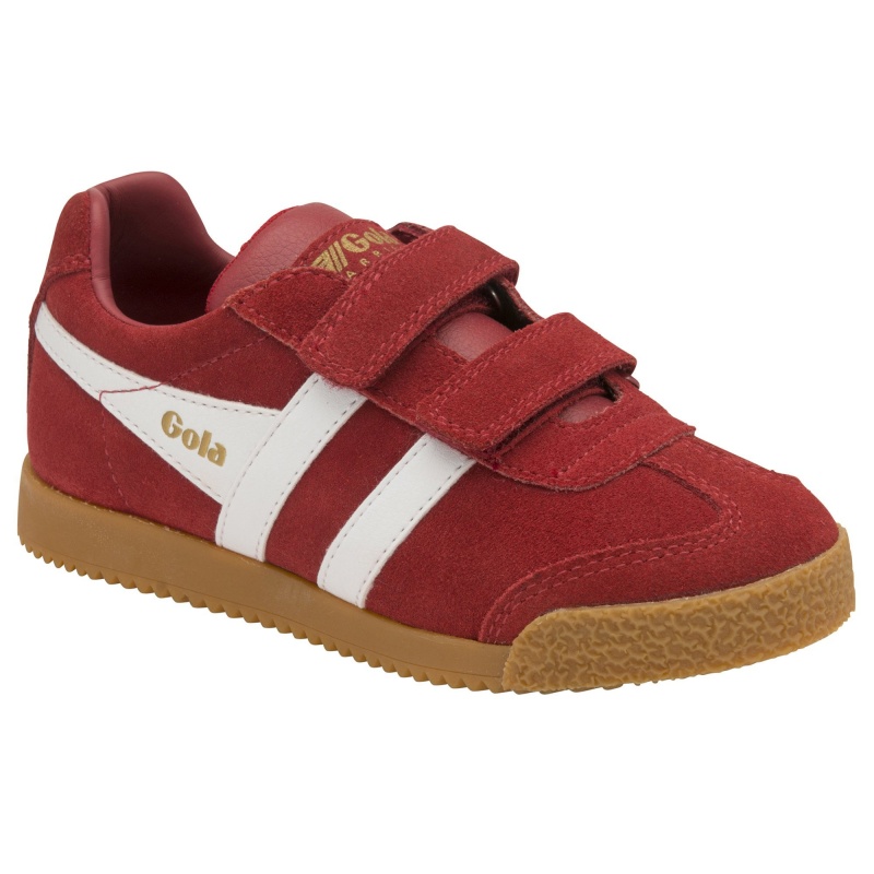 Basket Gola Classics Brides Enfant Rouge Foncé | 1603-TCRME