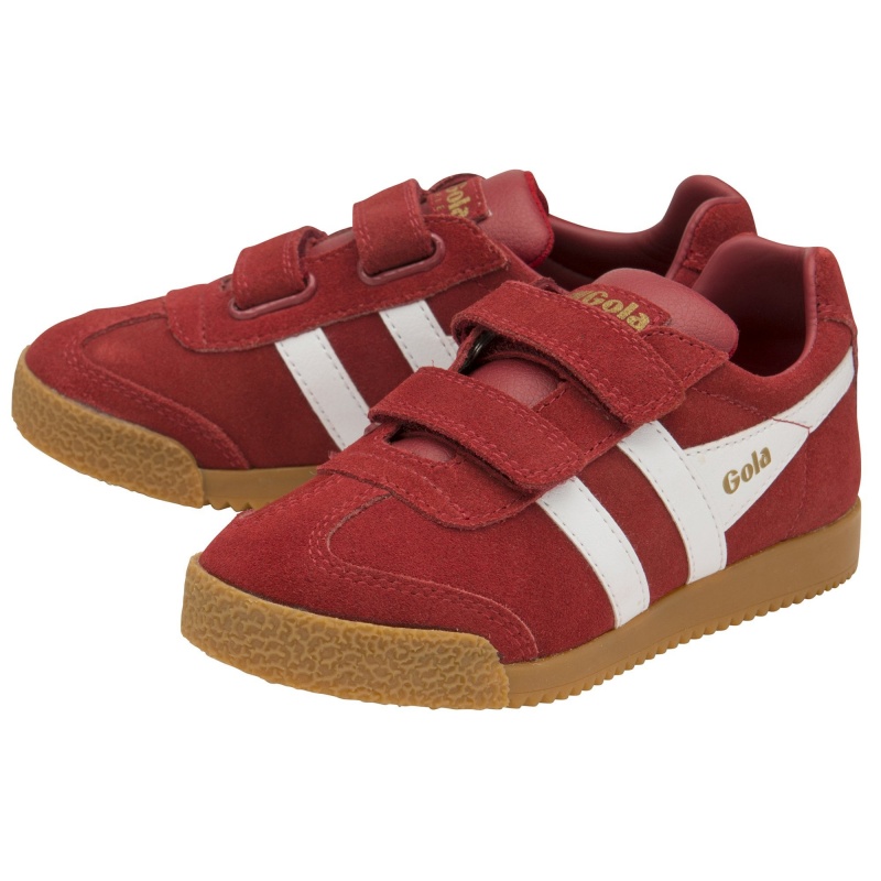 Basket Gola Classics Brides Enfant Rouge Foncé | 1603-TCRME