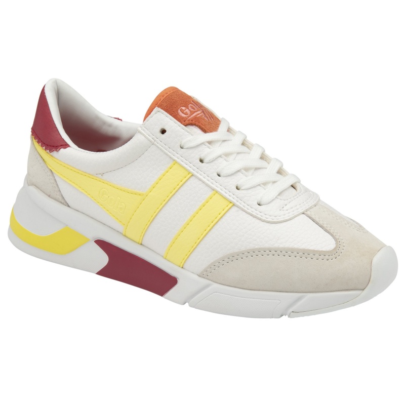 Basket Gola Classics California Femme Blanche | 1862-ETDWX