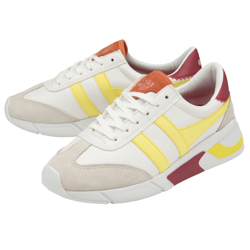 Basket Gola Classics California Femme Blanche | 1862-ETDWX