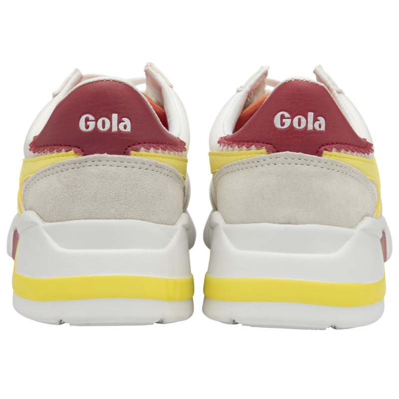 Basket Gola Classics California Femme Blanche | 1862-ETDWX