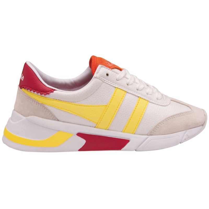 Basket Gola Classics California Femme Blanche | 1862-ETDWX