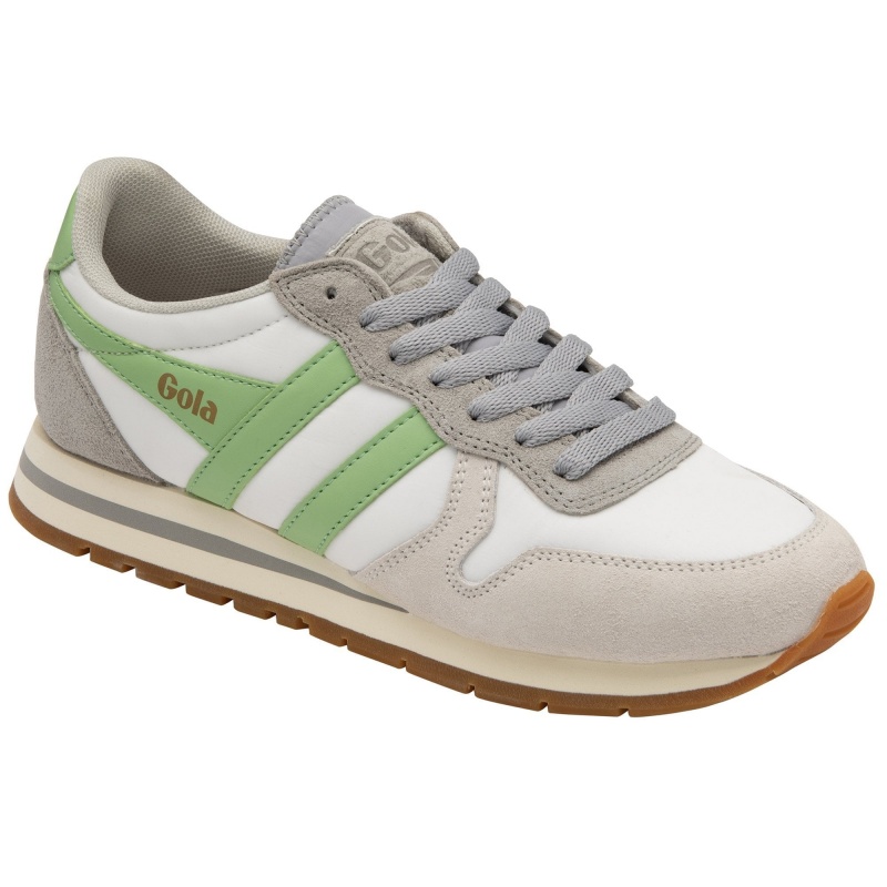 Basket Gola Classics Chute Femme Blanche | 8027-MPVFL