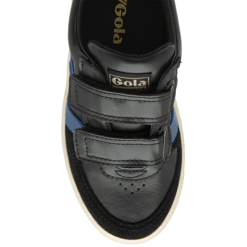 Basket Gola Classics Classiche Brides Enfant Noir | 3698-CKWER