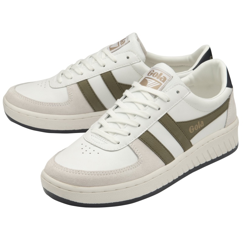 Basket Gola Classics Classiche Homme Blanche | 2659-EKYNZ