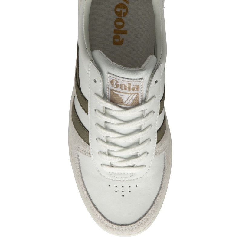 Basket Gola Classics Classiche Homme Blanche | 2659-EKYNZ