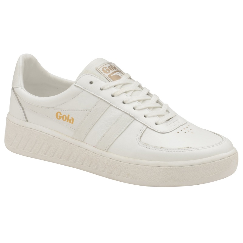 Basket Gola Classics Cuir Homme Blanche | 4625-RJOUQ