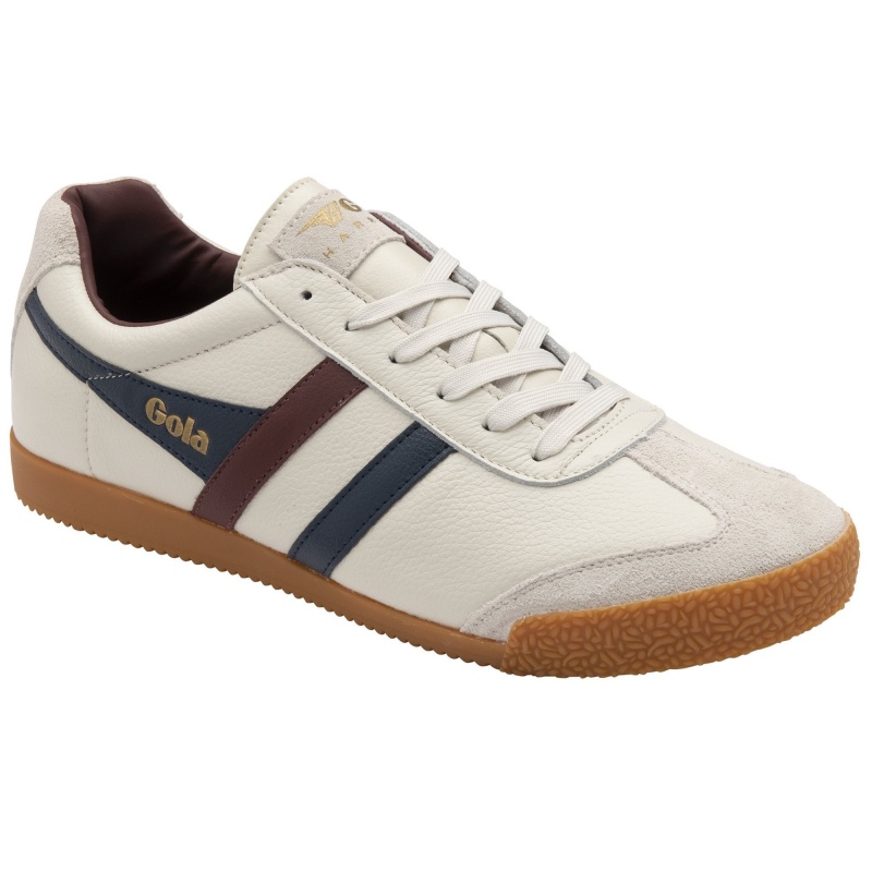 Basket Gola Classics Cuir Homme Blanche | 6382-PDIZX