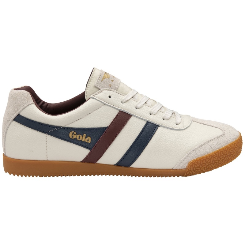 Basket Gola Classics Cuir Homme Blanche | 6382-PDIZX