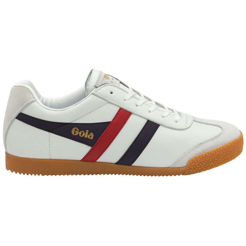 Basket Gola Classics Cuir Homme Blanche | 8652-UZHLR