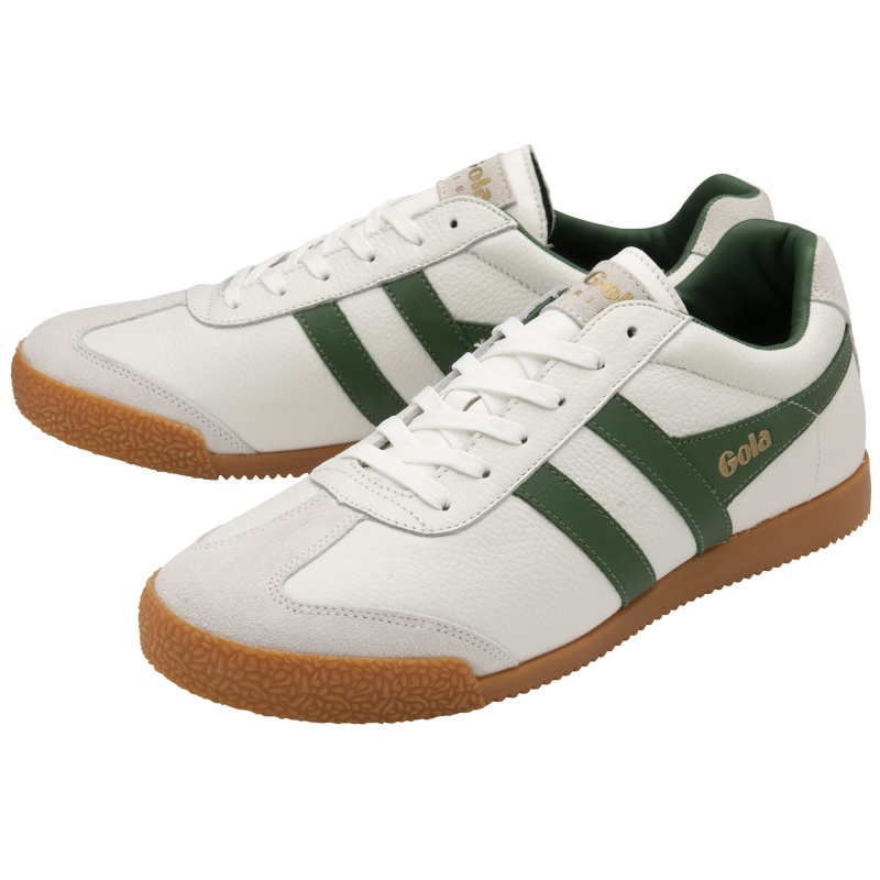 Basket Gola Classics Cuir Homme Blanche | 9718-ZPVKO