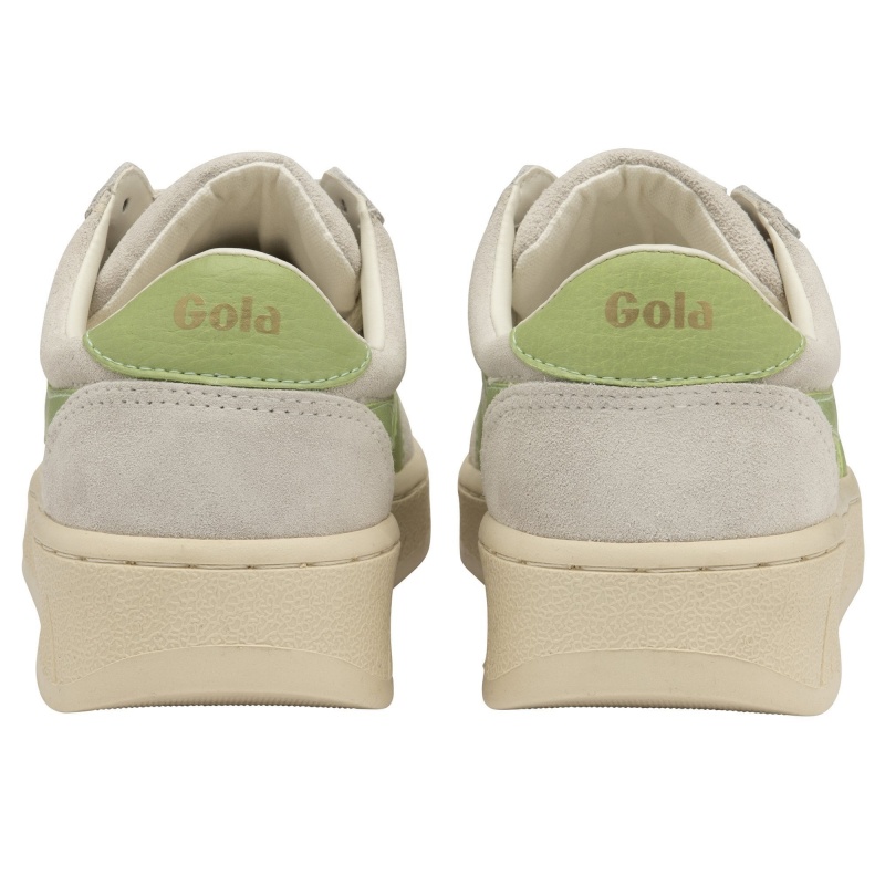 Basket Gola Classics Daim Femme Blanche | 3759-VXSOY