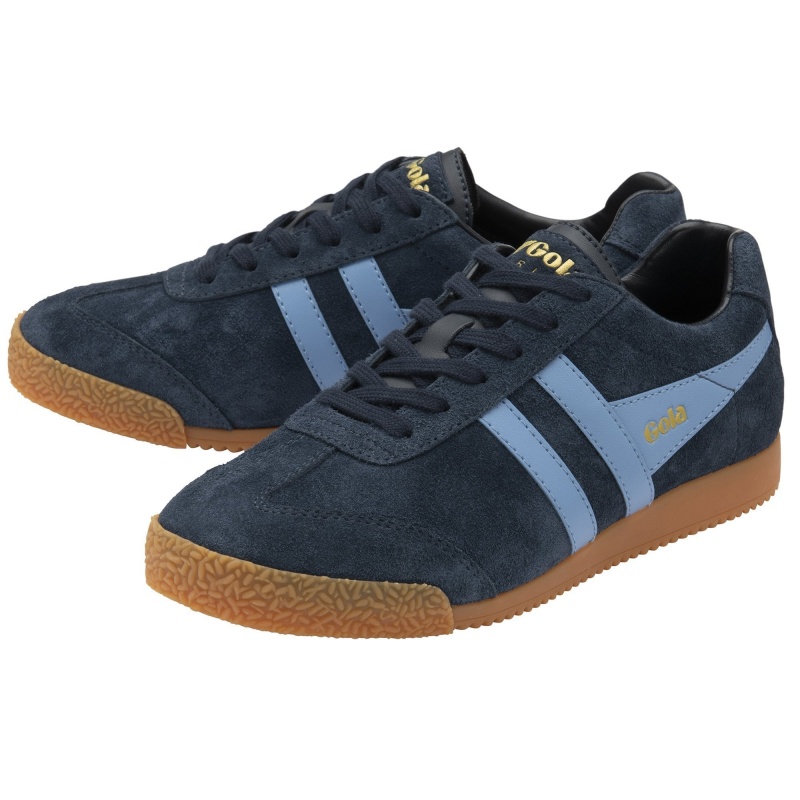 Basket Gola Classics Daim Femme Bleu Marine | 5170-YOLUV