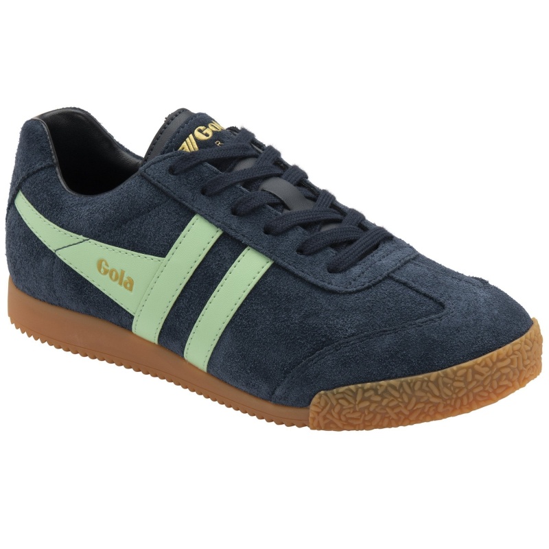 Basket Gola Classics Daim Femme Bleu Marine | 6795-BKZPG