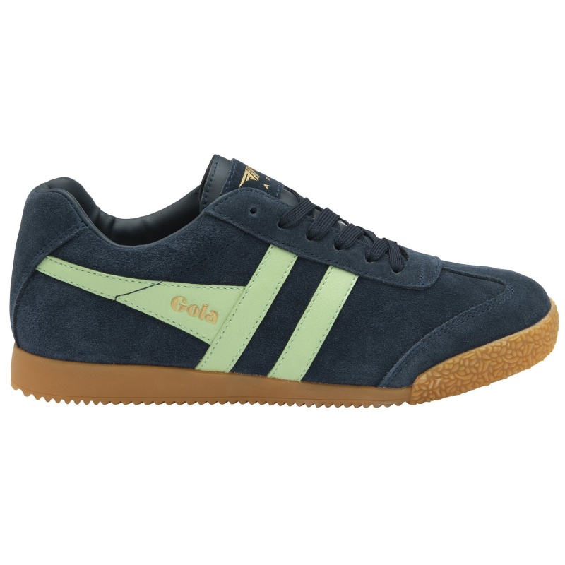 Basket Gola Classics Daim Femme Bleu Marine | 6795-BKZPG