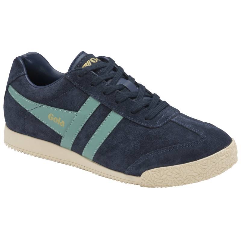 Basket Gola Classics Daim Femme Bleu Marine | 8219-TDKCJ