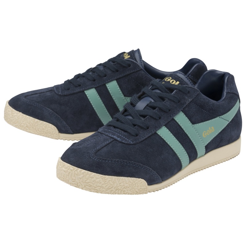 Basket Gola Classics Daim Femme Bleu Marine | 8219-TDKCJ