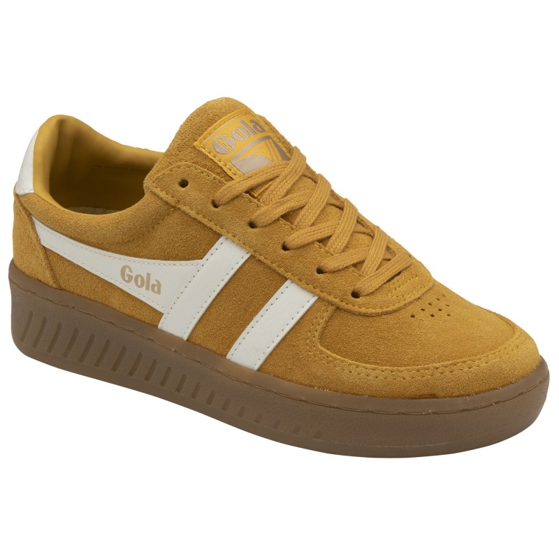 Basket Gola Classics Daim Femme Orange | 5041-INXKW