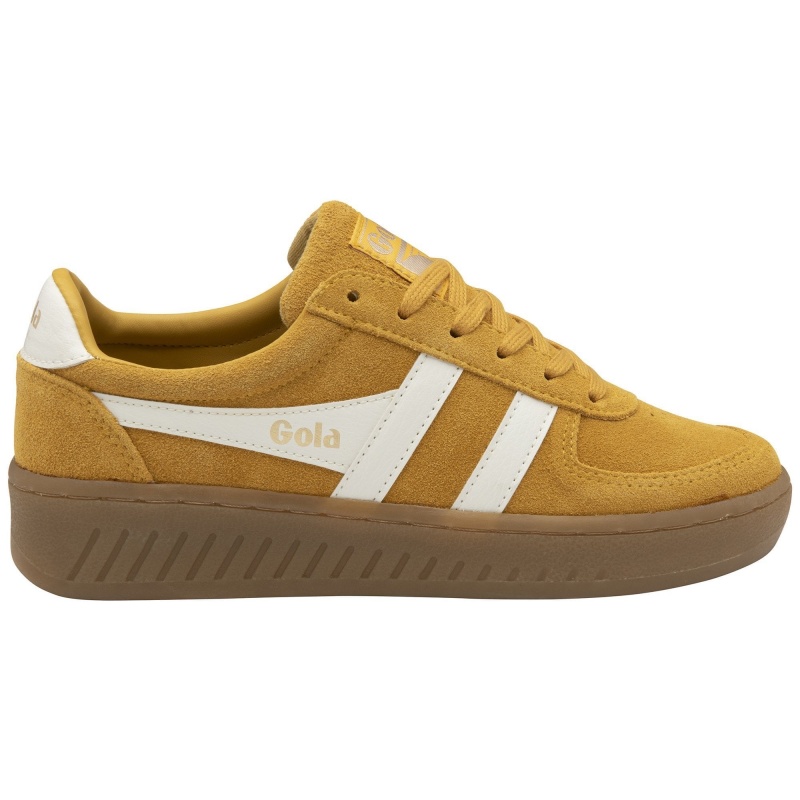 Basket Gola Classics Daim Femme Orange | 5041-INXKW