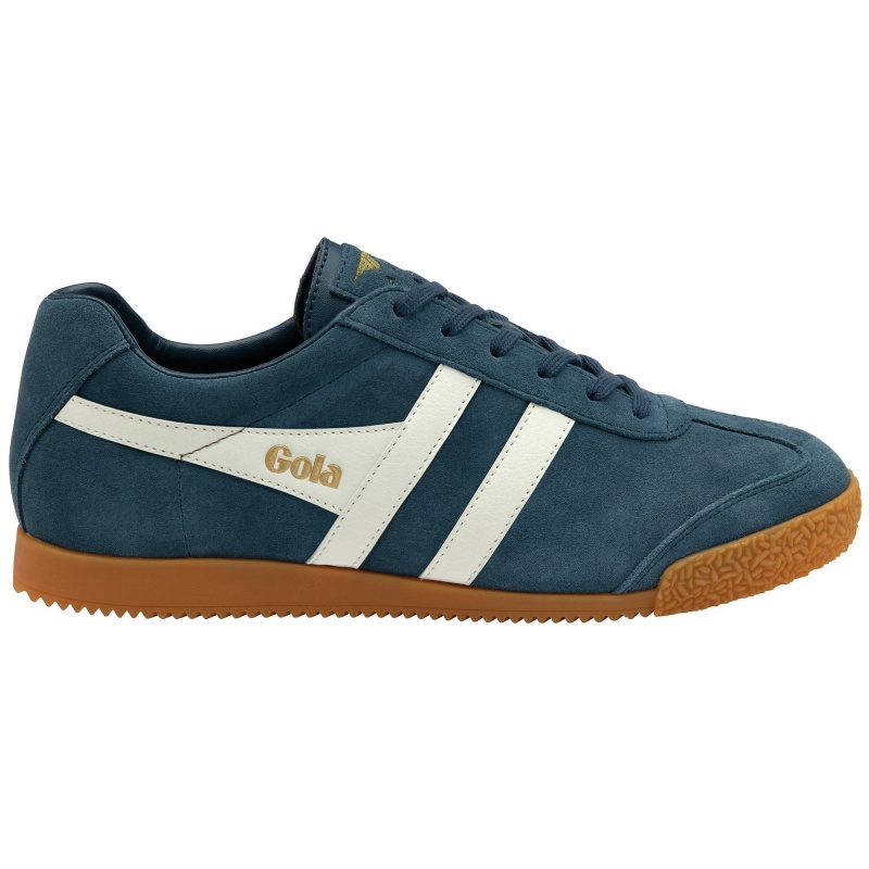 Basket Gola Classics Daim Homme Blanche | 4039-XUVMG